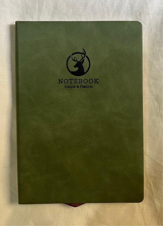 Dark Green notebook